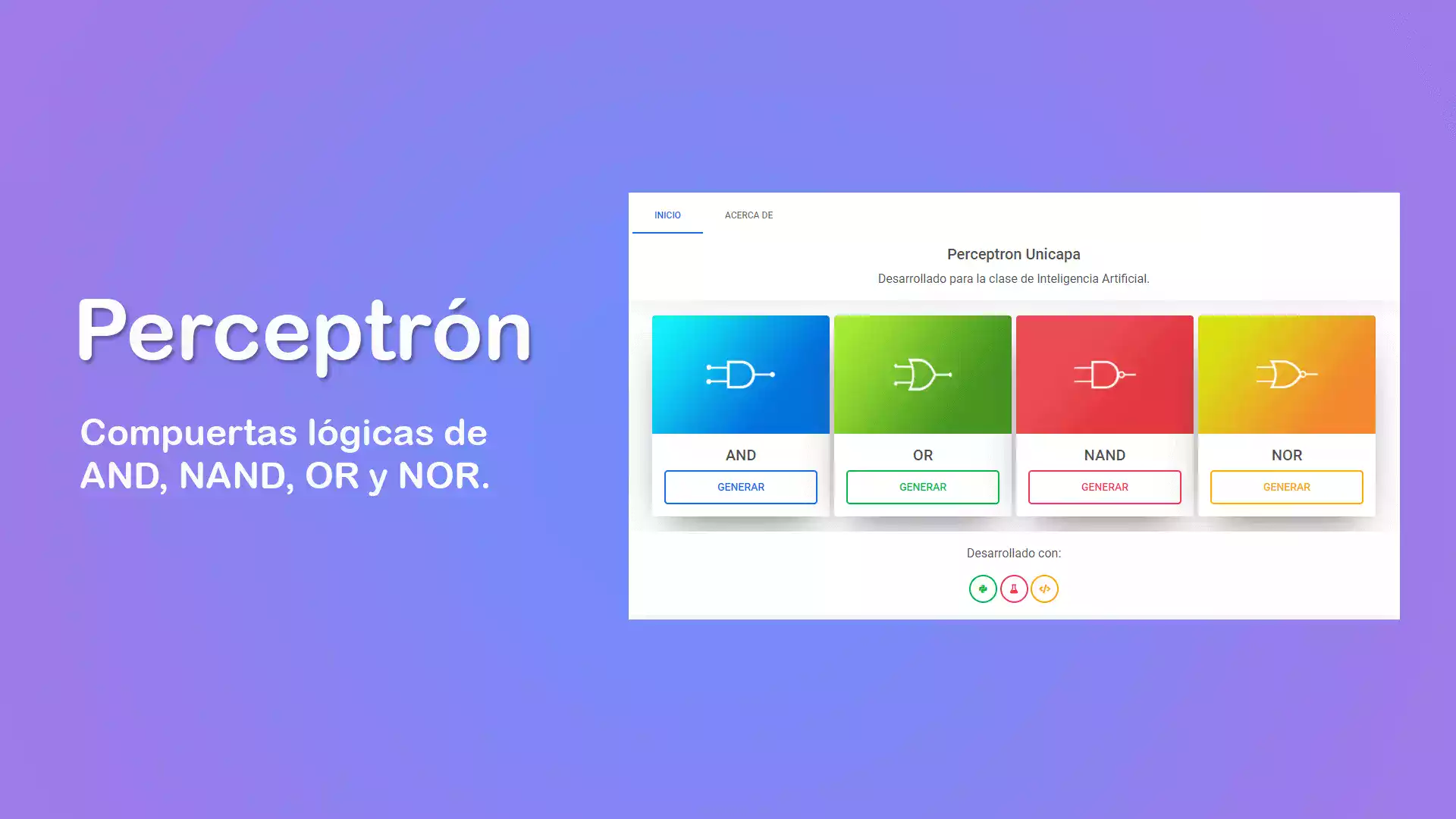 Proyecto destacado: Perceptron