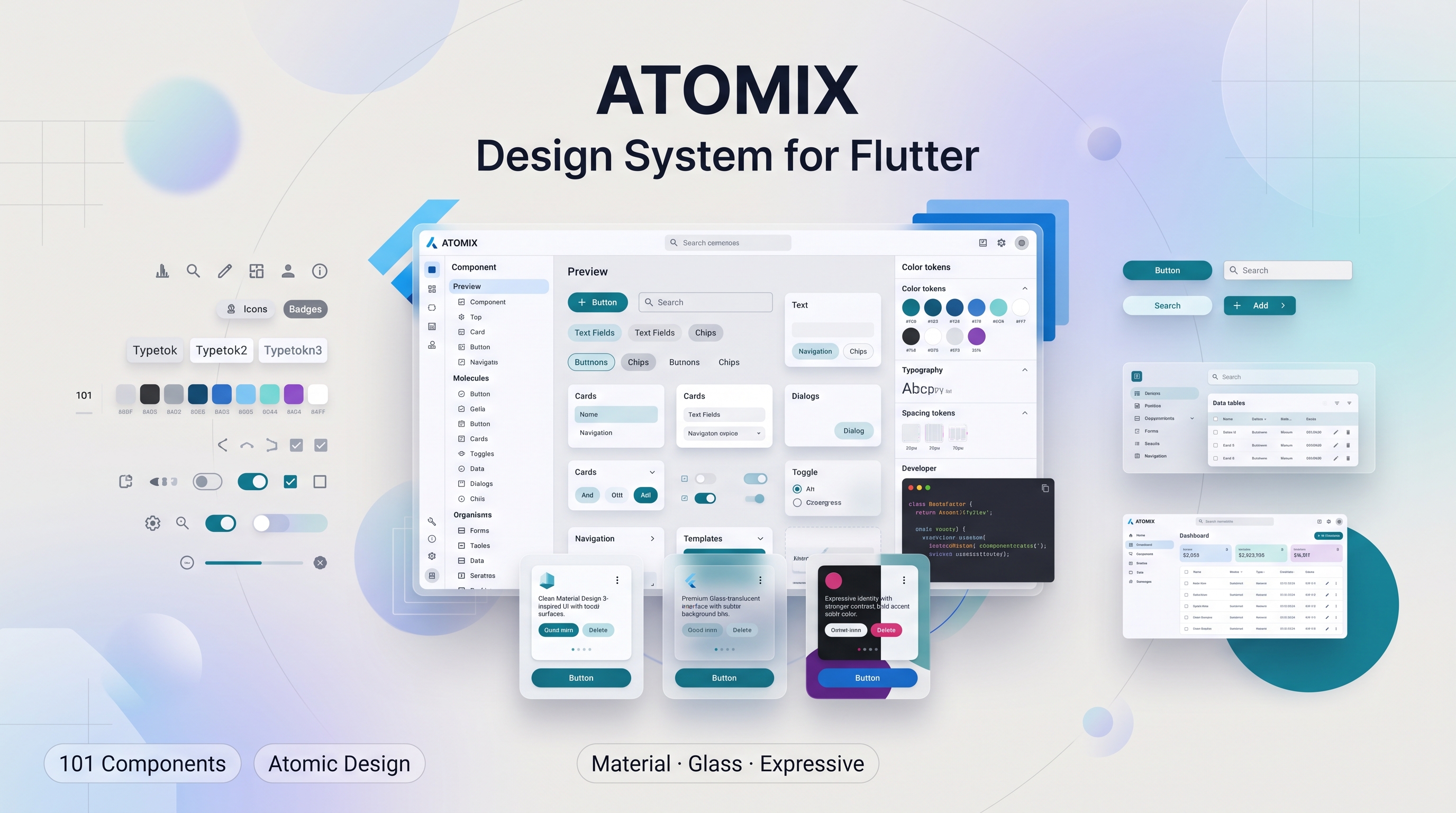 Imagen de Atomix Design Flutter